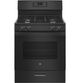 GE® 30" Black Freestanding Gas Range-0