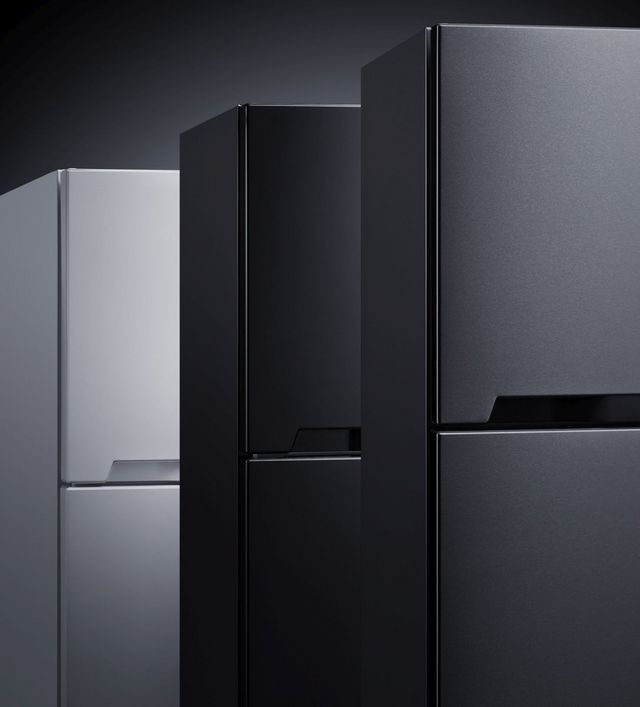 Summit® 28 in. 14.3 Cu. Ft. Black Counter Depth Top Freezer Refrigerator-8