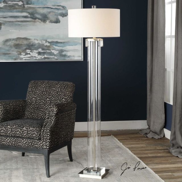 Uttermost Monette Clear l Floor Lamp-2