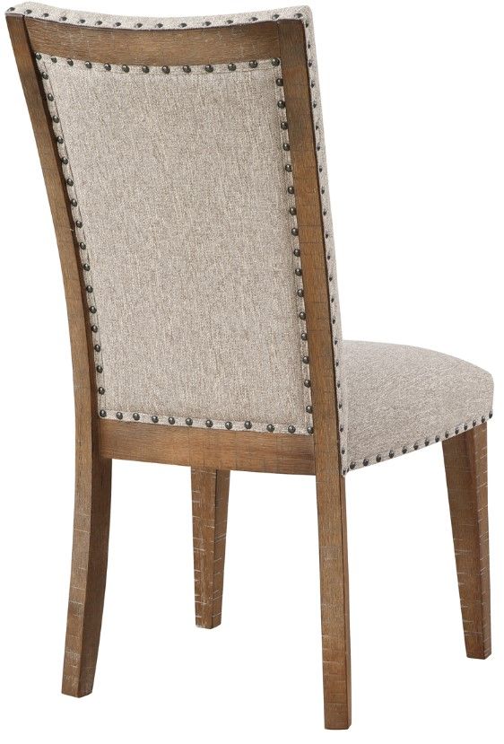 Steve Silver Co. Riverdale Oatmeal Upholstered Dining Side Chair-3