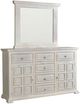 Horizon Home® Marquis White Dresser and Mirror-0