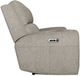 Flexsteel® Taylor Fog Gray Power Reclining Loveseat with Power Headrest-2