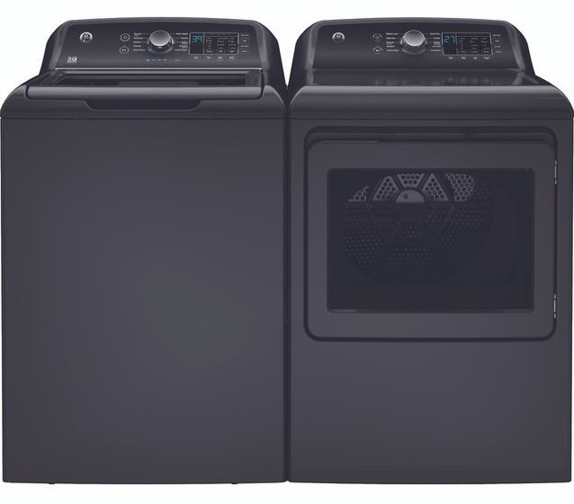 GE® 7.4 Cu. Ft. Diamond Gray Electric Dryer-3