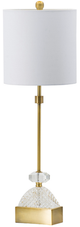 A & B Home Clear/Gold Buffet Lamp-0