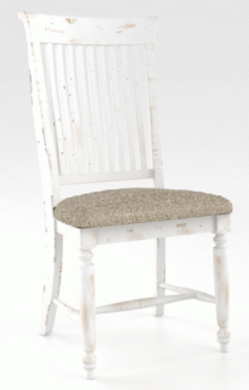 Canadel® Champlain Dove White Upholstered Side Chair-0