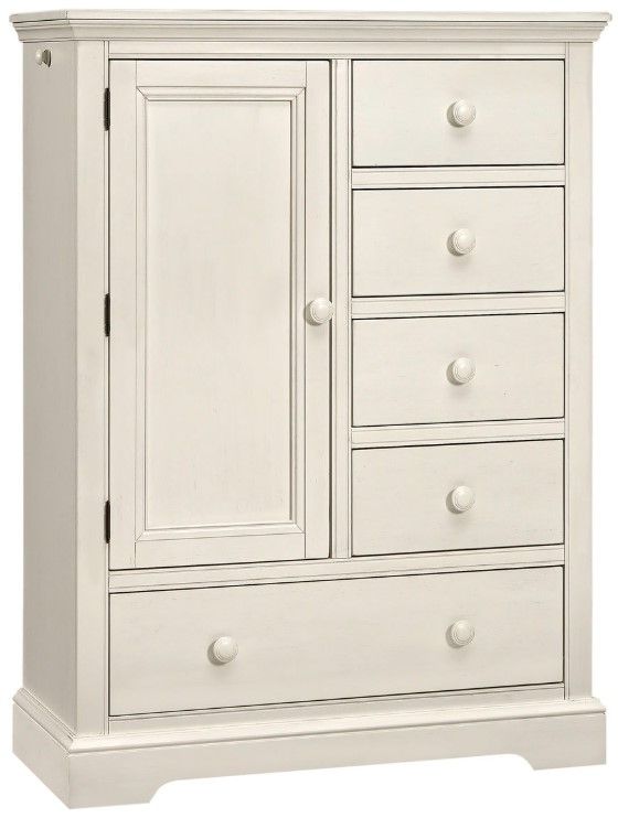 Westwood Design Hanley Chalk 5-Drawer Youth Chifferobe-0