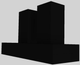 Vent-A-Hood® 54" Black Contemporary Wall Mounted Range Hood-5