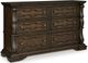 Signature Design by Ashley® Maylee 4-Piece Dark Brown King Upholstered Bed Set-2