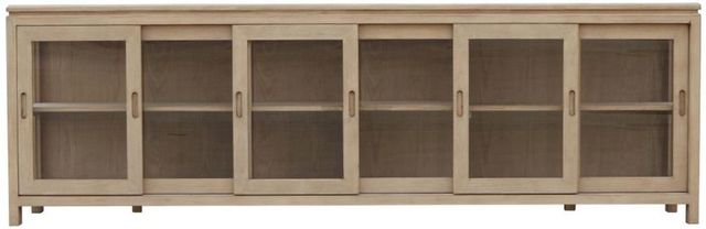 Nest Home Collections Ledger Brushed White 6-Door Long Cabinet-0