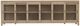 Nest Home Collections Ledger Brushed White 6-Door Long Cabinet-0