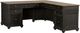 Riverside Furniture Regency Antique Oak L-Desk and Return with Matte Black Base-0