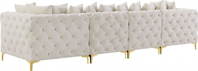 Meridian Furniture Tremblay 4-Piece Cream 139" Modular Sofa-4