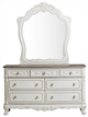 Homelegance® Cinderella Antique White/Gray Mirror-2