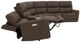 Flexsteel® Carter 6-Piece Cappuccino Modular Power Reclining Sectional with Power Headrests and Lumbar-4