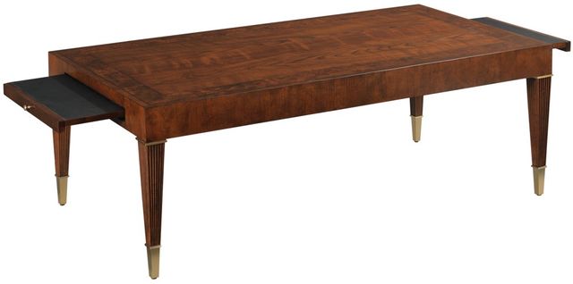 Hammary® Addison Greenhill Brown Rectangular Coffee Table-1