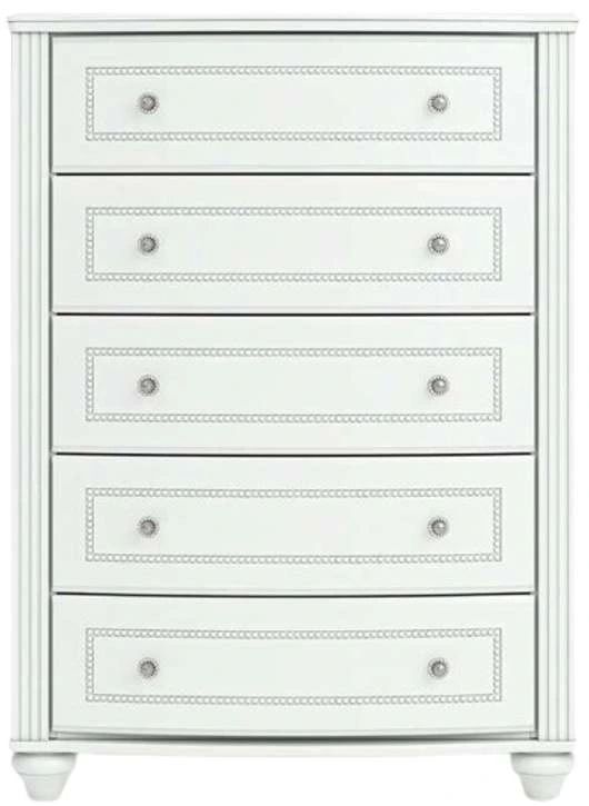 Signature Design by Ashley® Kozlani White 5-Drawer Chest-2