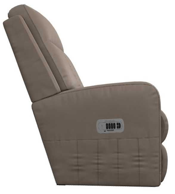 La-Z-Boy® Finley Stone Leather Power Wall Recliner with Headrest and Lumbar-3