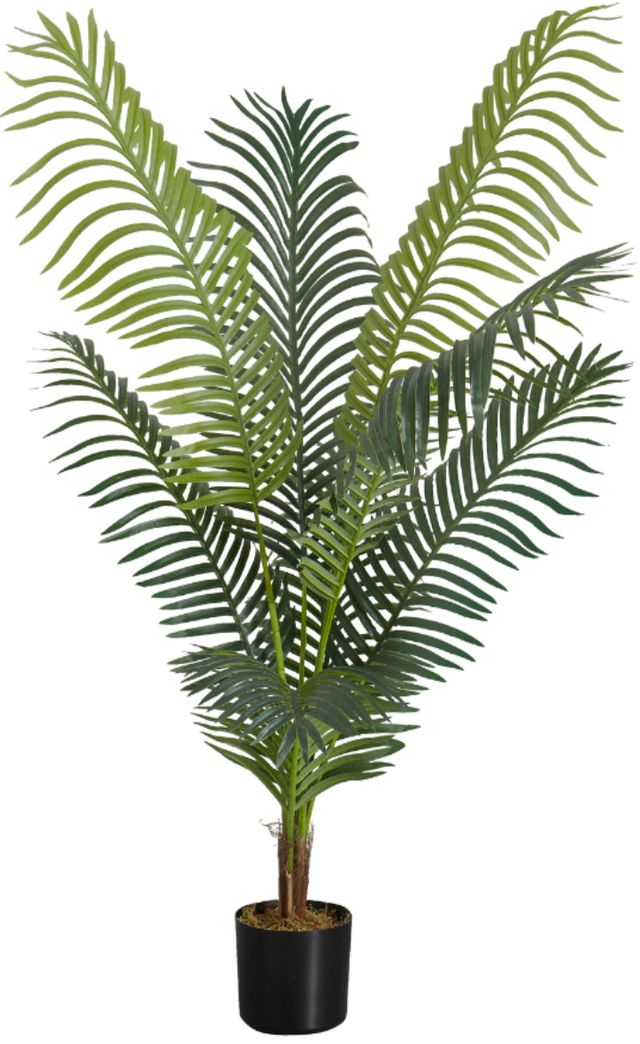 Monarch Specialties Inc. Black 47" Artificial Potted Palm Tree-0