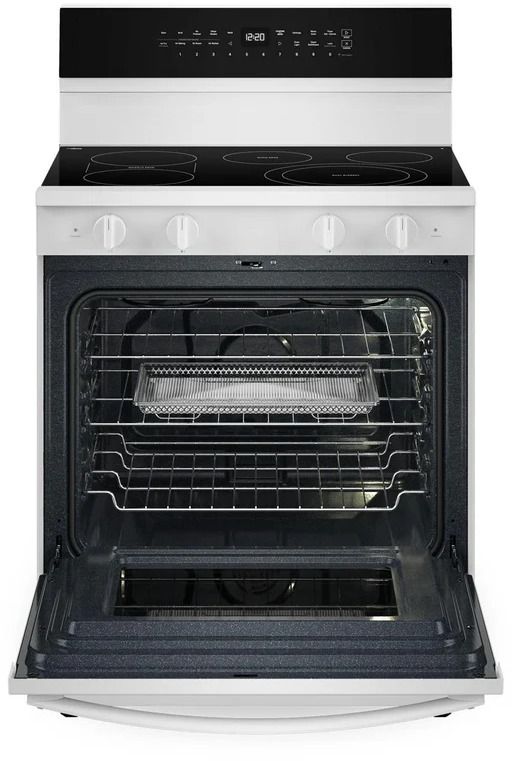 Whirlpool® 30" White Freestanding Electric Range-2