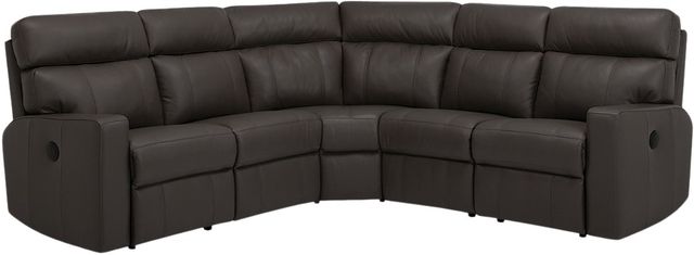 Palliser® Furniture Customizable Oakwood 3-Piece Power Reclining Curved Sectional-0
