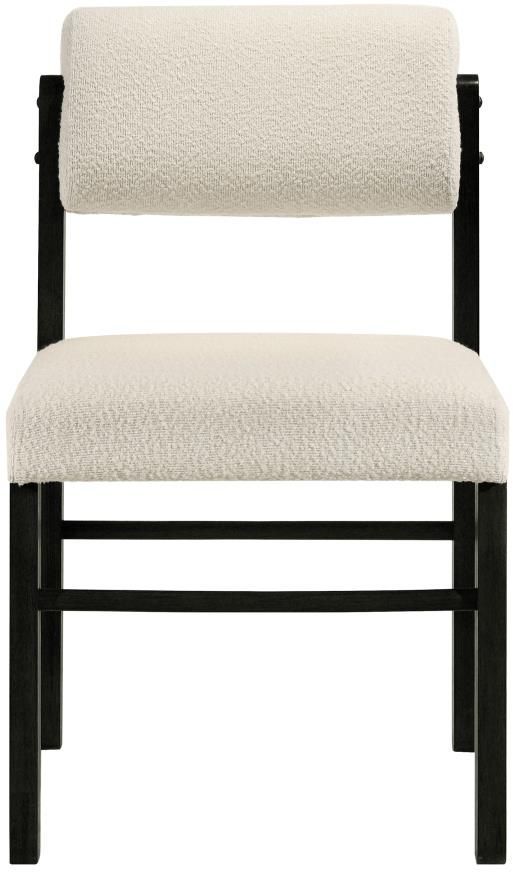 Coaster® Kehoe 2-Piece Black/Cream Dining Side Chair Set-4