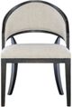 Hooker® Furniture Retreat Black Sand/Neo Cream Cane Barrel Back Dining Arm Chair-2