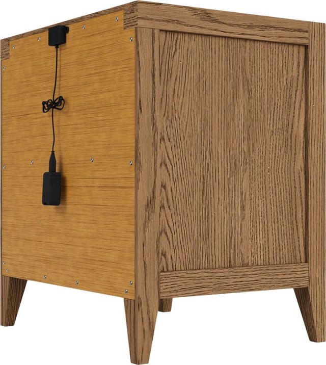Riverside Furniture Halbrooke Nutmeg Oak 1-Drawer Nightstand-4