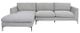 Sagebrook Home 2-Piece Stainless Steel Left-Arm Facing Sofa Sectional and Chaise-0