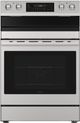 Sharp 30" Stainless Steel Freestanding Electric Range with True European Convection-0