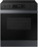 Samsung Bespoke 30" Matte Black Steel Slide In Electric Range-0