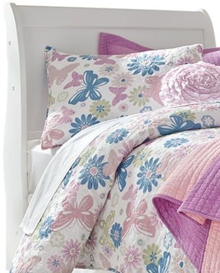 Signature Design by Ashley® Anarasia White Twin Sleigh Headboard