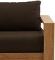 Dovetail Furniture Naya Natural/Woolacombe Chocolate Acrylic/Wooden Outdoor Sofa Chair-3