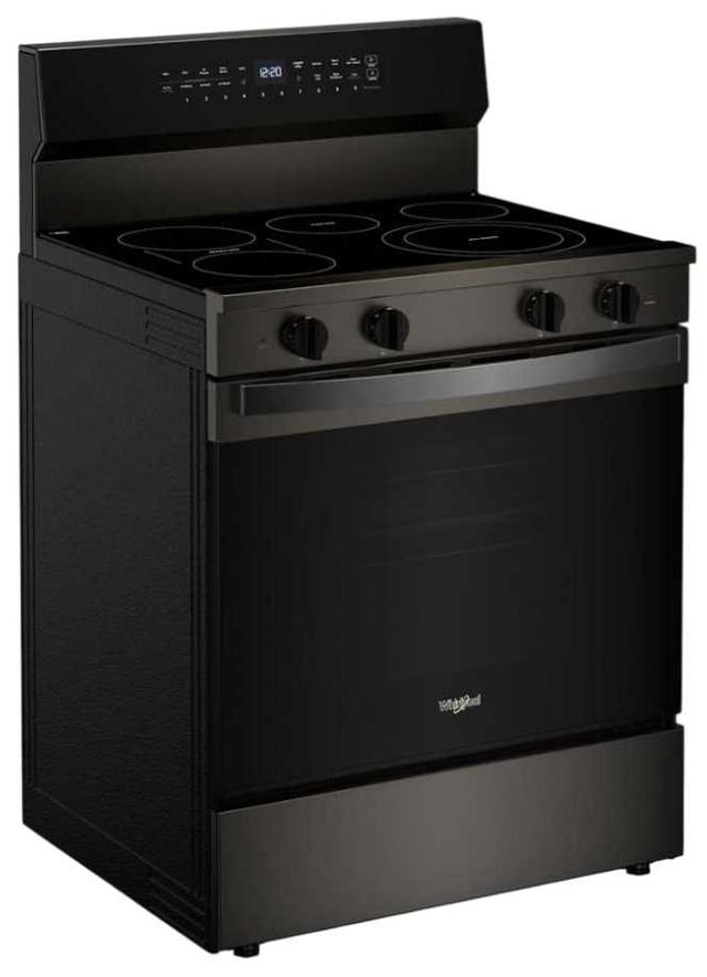 Whirlpool® 30" Black Stainless Steel Freestanding Electric Range -2