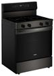 Whirlpool® 30" Black Stainless Steel Freestanding Electric Range -1