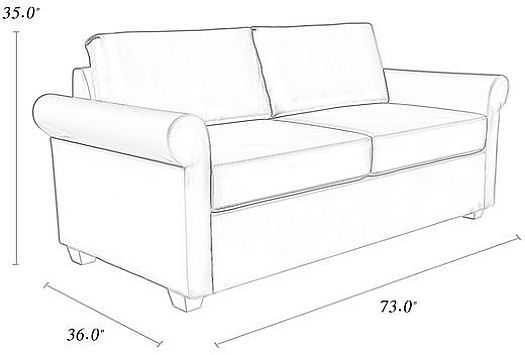 Edgewood Furniture Pottery Natural Loveseat-1