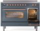 Ilve® Nostalgie II Series 48" Blue Grey Pro Style Induction Range-4