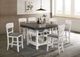 Furniture of America® Stacie 7-Piece White/Gray Dining Table Set-0