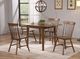 TEI Country Cottage Chesnut Drop Leaf Dining Table-3