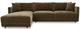 Moe's Home Collection Bryn 2-Piece Heritage Green Left-Arm Facing Sectional and Chaise-0