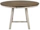 New Classic® Home Furnishings Somerset Vintage Crème Round Dinning Table with Brown Top-1