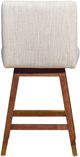 Isabella 26" Beige Swivel Counter Stool-4