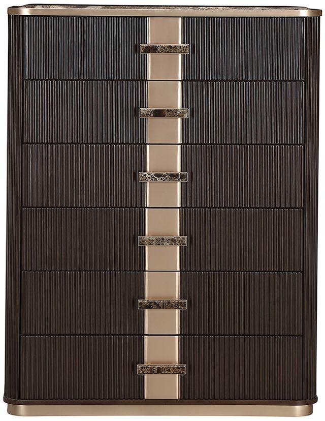 Michael Amini® West Kensington Medium Espresso Highboy Chest-1