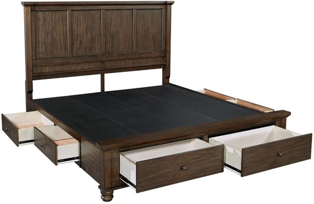 aspenhome® Hudson Valley Chestnut Queen Storage Bed-2