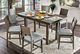 Furniture of America® Anton 2-Piece Gray Counter Chair Set-1