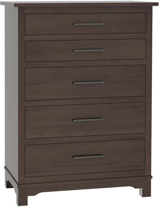Country View Woodworking Customizable Cheyenne 39'' 5-Drawer Chest-0