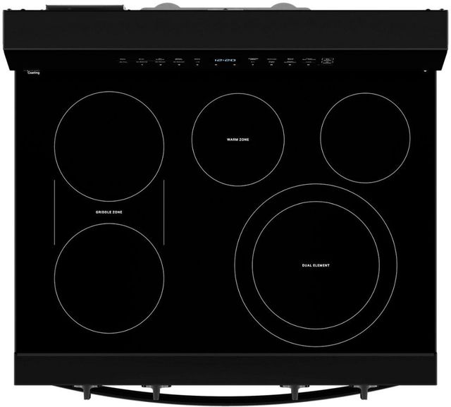 Whirlpool® 30" Black Freestanding Electric Range -4