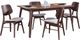 New Classic® Home Furnishings Oscar 5-Piece Natural Walnut Dining Set-1