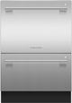 Lave-vaisselle à tiroir double de 24 po Fisher & Paykel® série 11 - Acier inoxydable-0