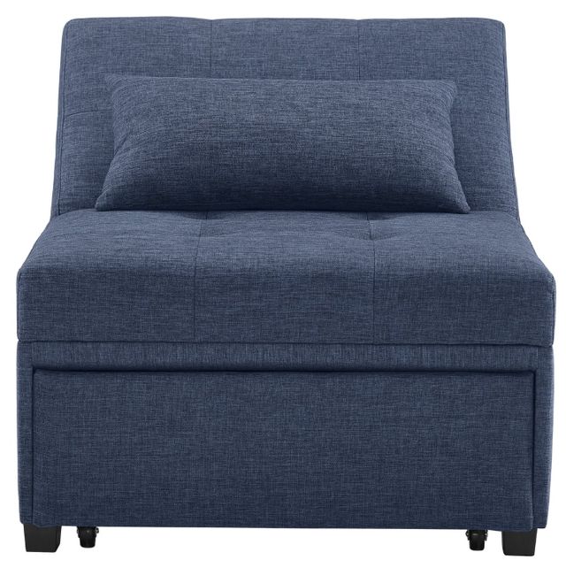 Powell® Dozer Blue Twin Sleeper Chair-4