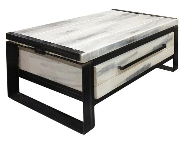 Forge Design Somerset Grey Cloud Storage Coffee Table-0